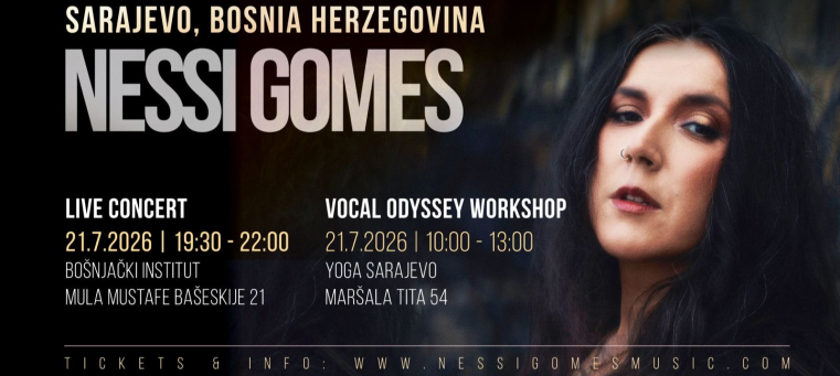 Nessi Gomes live in Sarajevo