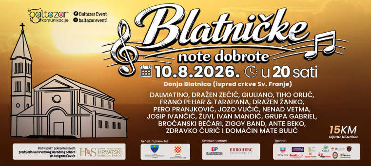 BLATNIČKE NOTE DOBROTE 2026